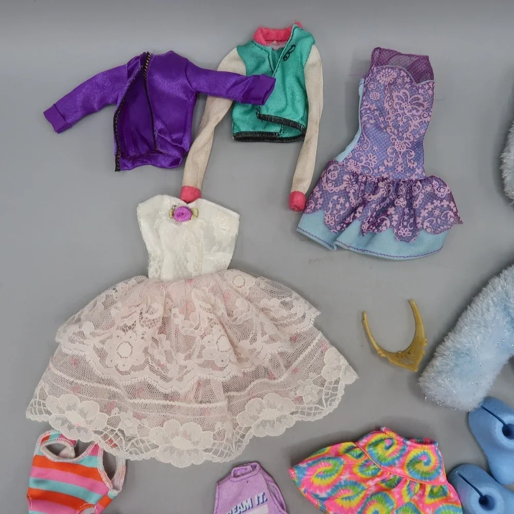 Barbie Clothes Large Lot Modern Dress Shirt‎ Gown Husky Costume